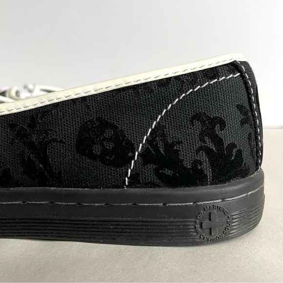 Dr. Martens Women’s Black & White Skull Shoes - Picture 5 of 11